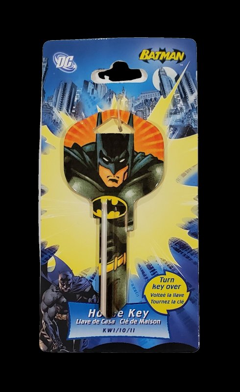 Batman Kwickset House Key 2 Sided design