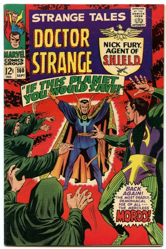 Strange Tales 160 Sep 1967 VF (8.0)