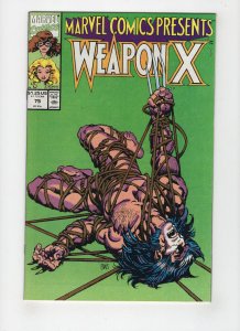 Marvel Comics Presents #75 Weapon X  (1991  Marvel Comics) 