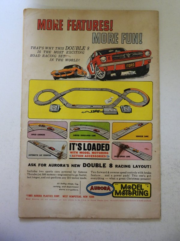 Star Spangled War Stories #125 (1966) VG Condition stains bc