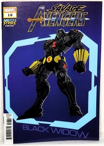 SAVAGE AVENGERS #18 Black Widow Mech Strike Variant Cover Marvel Comics MCU
