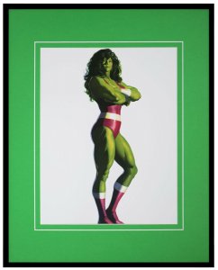 She-Hulk Framed 16x20 Alex Ross Official Marvel Poster Display Disney+