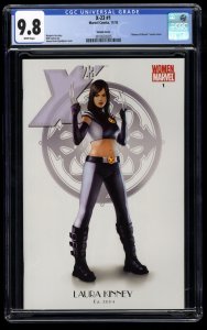 X-23 #1 CGC NM/M 9.8 White Pages Women of Marvel Variant Wolverine!