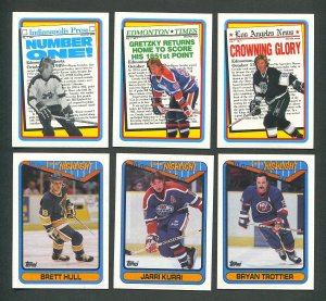 1990 Topps Hockey Set (396) Wayne Gretzky MINT