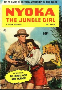 NYOKA JUNGLE GIRL #50 MOVIE PHOTO COVER  1950 FAWCETT FN