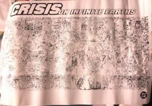 DC Comics Crisis on Infinite Earths George Perez & Alex Ross 1999 Poster 29x64