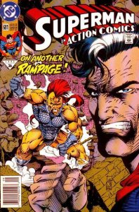 Action Comics #681 (Newsstand) FAIR ; DC | low grade comic Superman Rampage