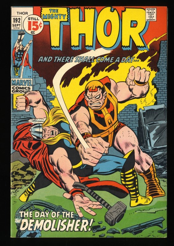 Thor #192 VF 8.0 Marvel Comics