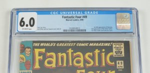 Fantastic Four #49 CGC 6.0 1st full appearance Galactus 1st Silver Surfer cover 