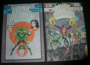1982/83 THE COMIC READER Fanzine #205 G/VG #208 VF Green Lantern / DNAgents