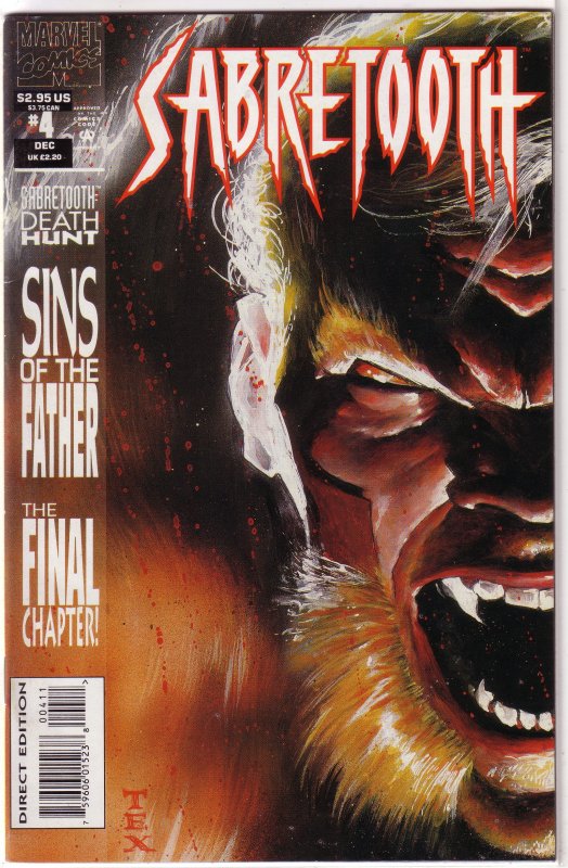 Sabretooth (vol. 1, 1993) #4 of 4 FN Hama/Texeira