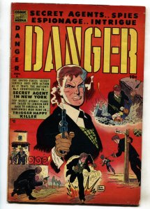 Danger #6--1953--Comic Media--DRUG STORY--Don Heck