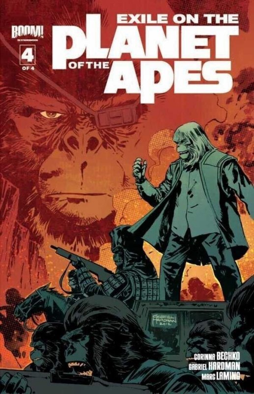 Exile on the Planet of the Apes (2012) #4 NM Gabriel Hardman Variant Boom!