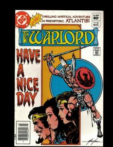 10 The Warlord DC Comic Books #52 53 54 55 56 57 58 59 60 61 JF12