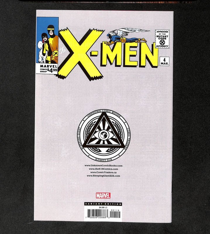 X-Men #4 (Marvel, 2024) Derrick Chew - 616 / Unknown Comics - 2024 Facsimile ...
