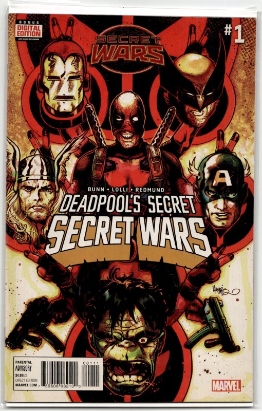 Deadpool's Secret Secret Wars #1 (2015) The Avengers