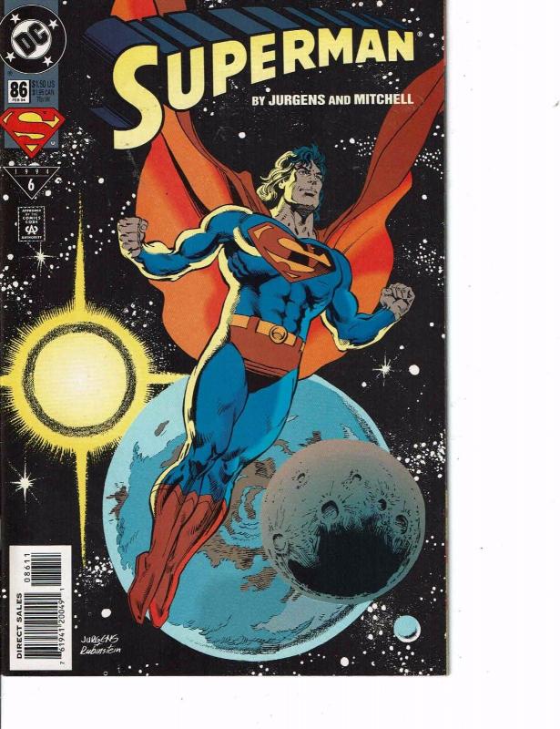 Lot Of 2 Comic Books DC Superman #92 and #86 Batman Flash  0N8