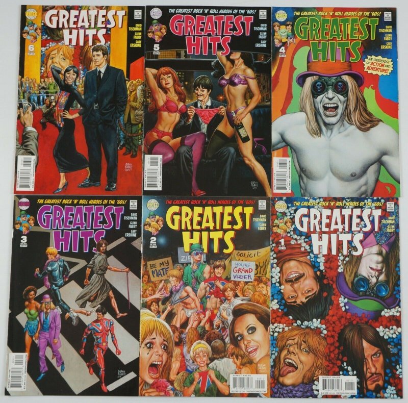 Greatest Hits #1-6 VF/NM complete series - what if the Beatles were super-heroes