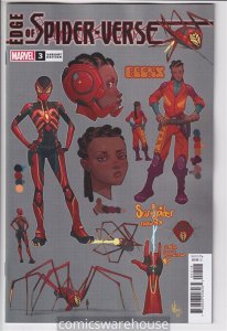 EDGE OF SPIDER-VERSE (2024 MARVEL) #3 VARIANT 1:10 PETE WOODS DESIGN NM R25974