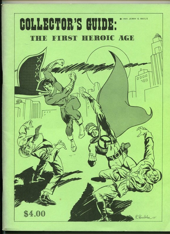 COLLECTOR'S GUIDE: THE FIRST HEROIC AGE #1-1969-JERRY  BAILS-1ST EDITION-fn/vf