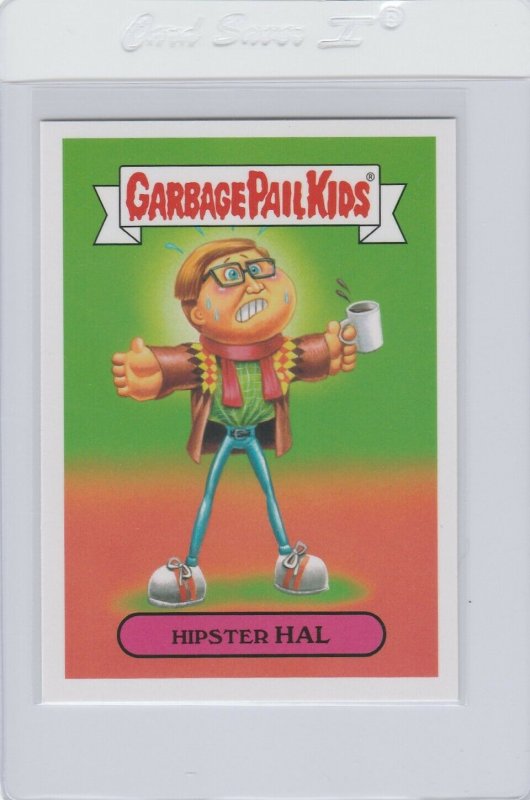 Garbage Pail Kids Hipster Hal 2a GPK 2016 American As Apple Pie In Your Face