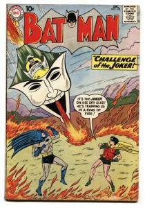 BATMAN #136-JOKER COVER 1960-comic book-DC
