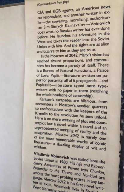 Moscow 2042, 1986, VOINOVICH