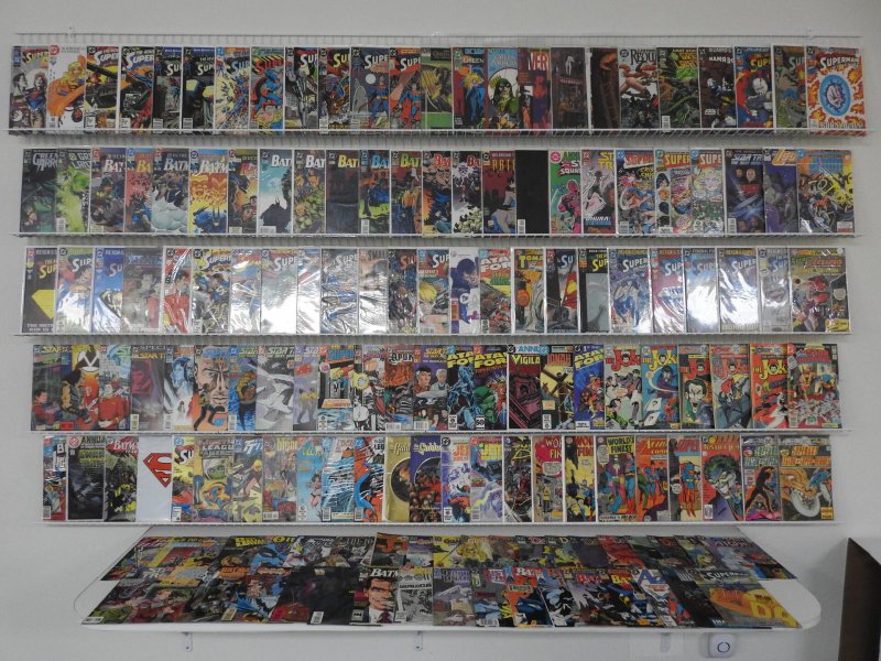 Huge Lot of 150+ Comics W/ Joker, Batman, & Superman Avg.  F+ Condition.