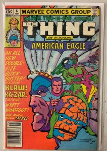 Marvel Two-in-One #6 Newsstand Annual 1st Series (6.0 FN) Thing (1981)