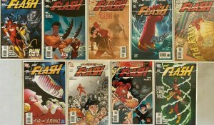 Flash comic lot 2nd series from:#209-245 19 different 8.0 VF (2004-08) 