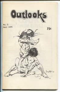 Outlooks #2 1975-Frank Frazetta cover-Neal Adams-Sergio Aragones-Lein Wein-FN/VF