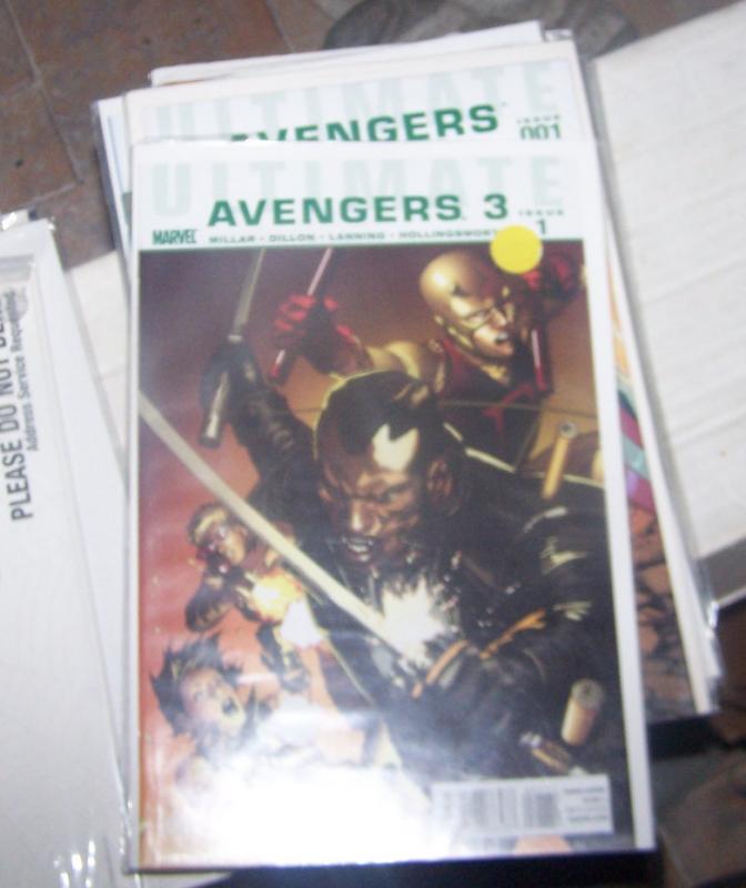 ultimate avengers  # 1+ ultimate avengers 3 # 1+ 2 mark millar  blade+vampires