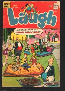 Laugh #206 1968-Archie-Betty & Veronica-pin-up pages--Weenie roast cover-G/VG