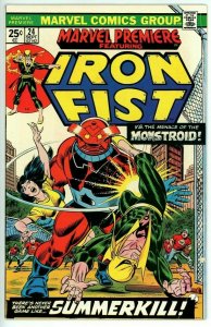 Marvel Premiere #24 (1972) - 6.0 FN *Iron Fist/Summerkill* 