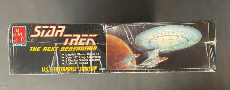 Star Trek The Next Generation U.S.S. Enterprise Starship Model Kit AMT Sealed