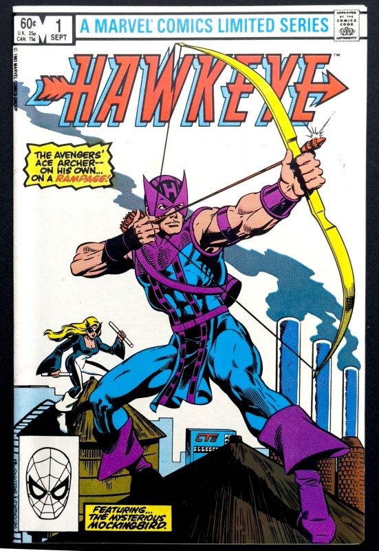 Hawkeye Limited Series (1983) [KEY] 1st Solo [Lot 4bks] VF+/NM!