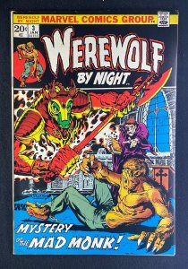 Werewolf by Night (1972) #3 VF+ (8.5) 1st Mad Monk Mike Ploog