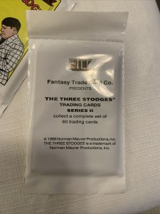 1989 Three Stooges Trading Card Packs (Lot of 31) w/Box Unopened *Distressed (A6