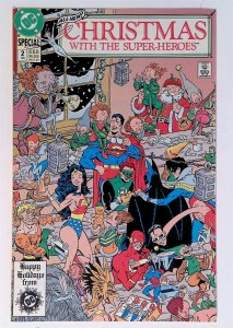 Christmas with the Super-Heroes #2 (Dec 1989, DC) 8.5 VF+