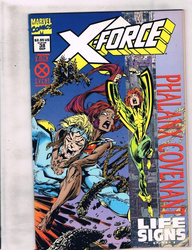 Lot Of 8 X-Force Marvel Comic Books # 17 18 21 26 28 30 31 38 X-Men Deadpool JR2