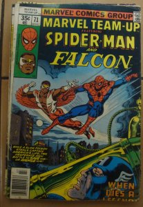 Marvel Team-Up #71 Spider-Man & Falcon (Sam Wilson) Captain America