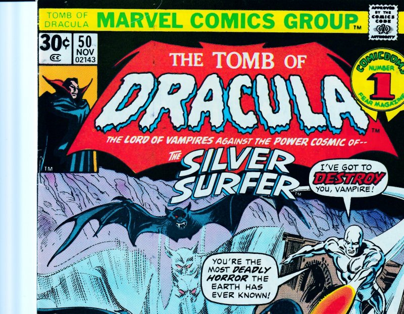 Tomb of Dracula(vol. 1) # 50 THE SILVER SURFER !