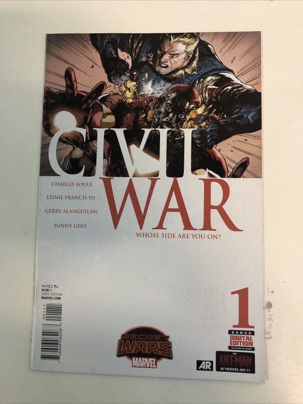 Civil War-Secret Wars (2015) Complete Set # 1-5 (VF/NM) Marvel Comics