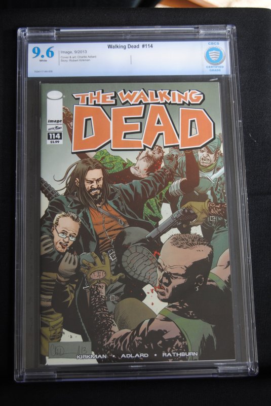 The Walking Dead #114. 9.6, Robert Kirkman Story,