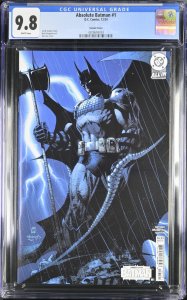 (2024) ABSOLUTE BATMAN #1 Jim Lee Variant Cover 1st Print CGC 9.8 WP!