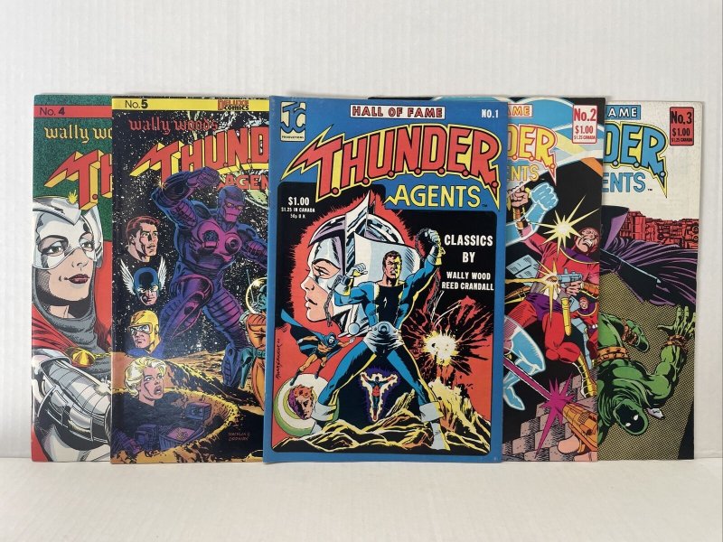 Thunder Agents #1 2 3 4 & 5 Lot Of 5