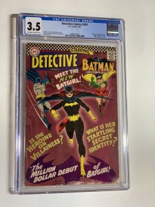 detective comics 359 CGC 3.5 ow/w pages DC comics 1967 first batgirl