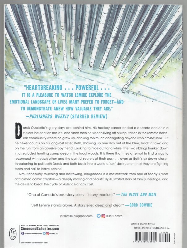 Roughneck (Simon & Schuster April 2017) Jeff Lemire