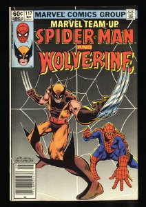 Marvel Team-up #117 FN/VF 7.0 Newsstand Variant Spider-Man! Wolverine!