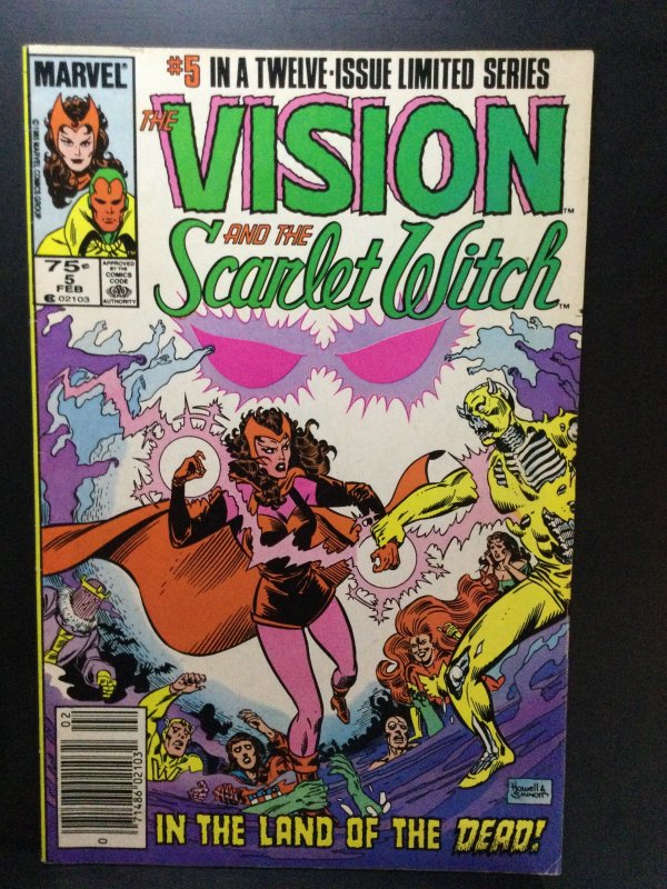 The Vision and the Scarlet Witch #5 Newsstand Edition (1986)